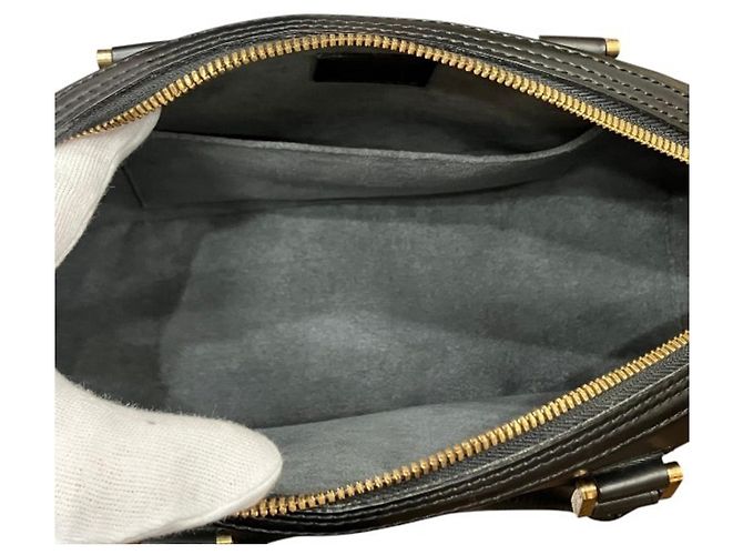 Borsa Louis Vuitton Epi Jasmine M52082 Nero - vista 5