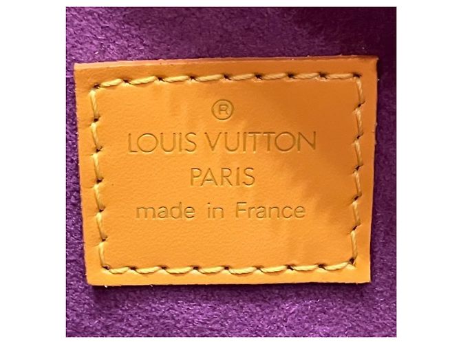 Borsa Louis Vuitton Epi Jasmine Giallo - vista 4
