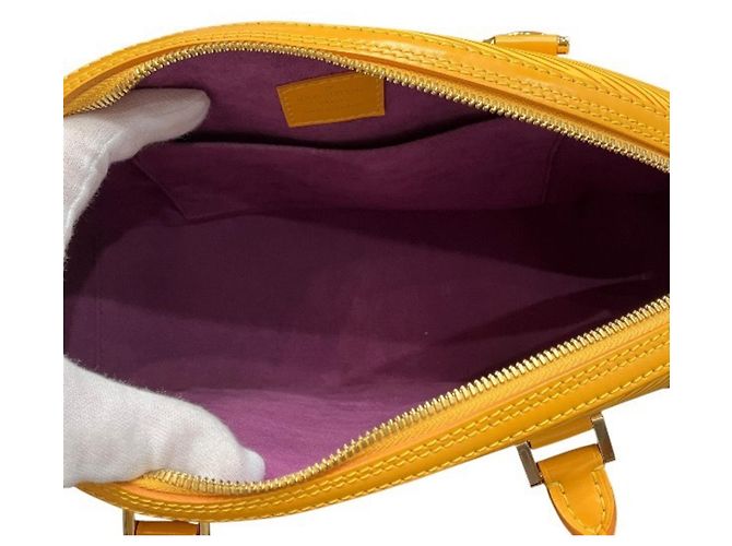 Borsa Louis Vuitton Epi Jasmine Giallo - vista 5