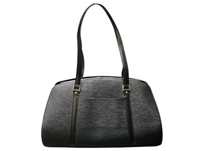 Borsa Louis Vuitton Epi Solferino GM Nero - vista 2