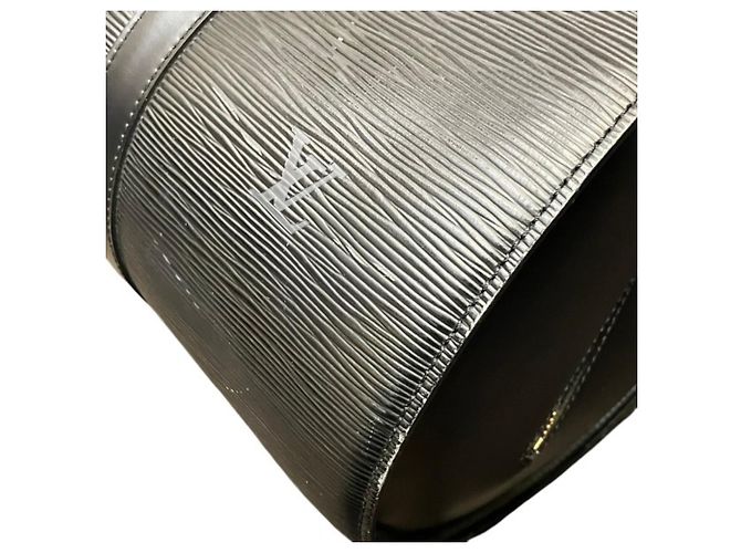 Borsa Louis Vuitton Epi Solferino GM Nero - vista 8