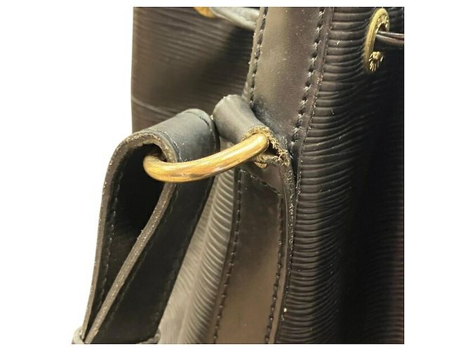 Bolso de cordón Louis Vuitton Epi Noe M59002 Negro - vista 7