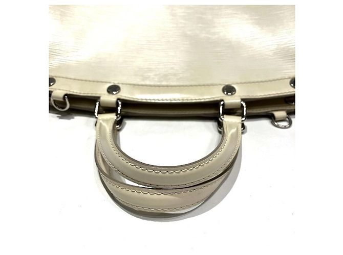 Borsa Louis Vuitton Epi Blair MM Bianco sporco - vista 9