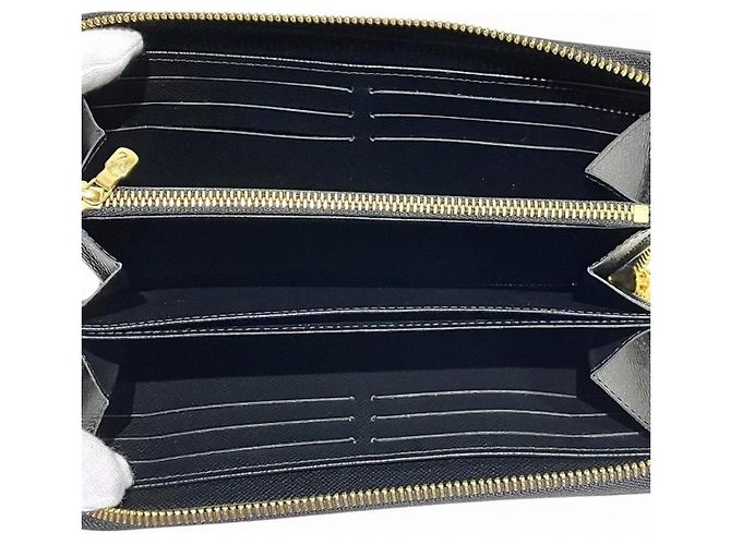 Cartera Zippy Epi Flower Louis Vuitton Negro - vista 3