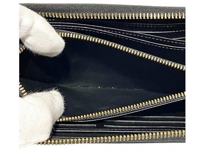 Cartera Zippy Epi Flower Louis Vuitton Negro - vista 6