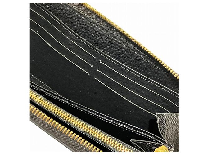 Cartera Zippy Epi Flower Louis Vuitton Negro - vista 7