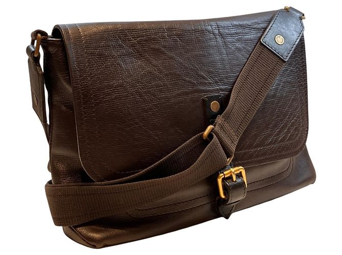 Borsa Messenger Louis Vuitton Omaha Marrone - vista 7