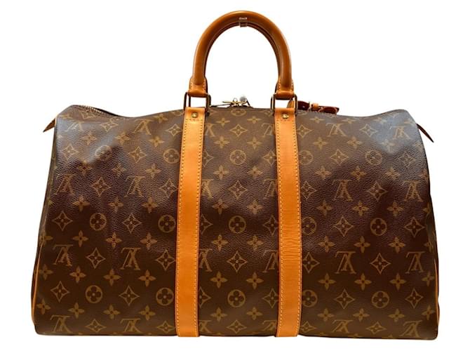 Borsa Boston Louis Vuitton Keepall 45 Marrone - vista 2