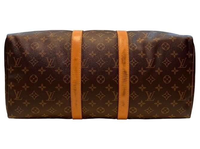 Borsa Boston Louis Vuitton Keepall 45 Marrone - vista 3