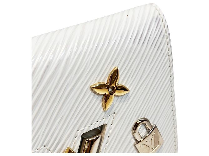 Cartera tríptico Louis Vuitton Portefeuille Twist Compact Blanco - vista 6