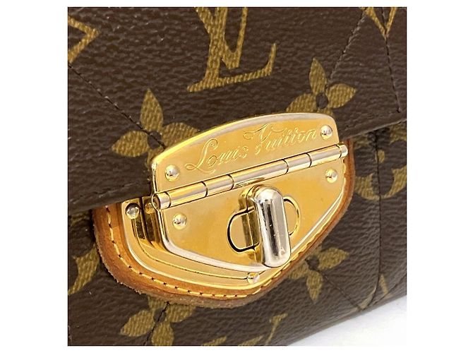 Cartera larga Louis Vuitton Portefeuille Sarah Monogram Etoile Castaño - vista 6