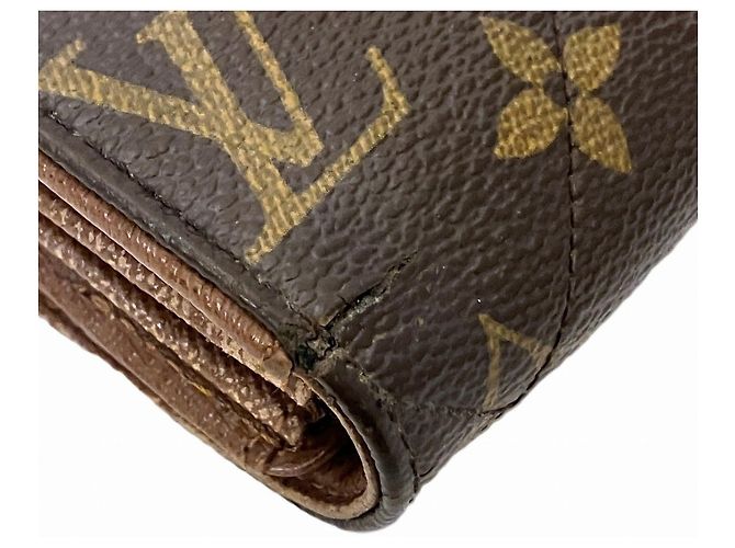 Cartera larga Louis Vuitton Portefeuille Sarah Monogram Etoile Castaño - vista 9