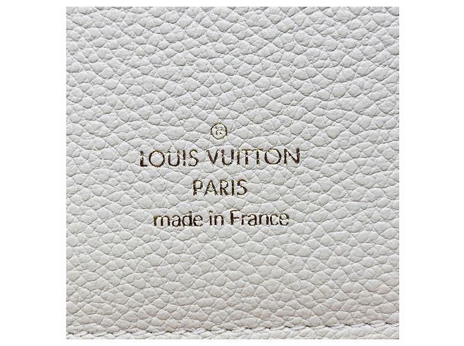 Cartera larga bi-fold Louis Vuitton Portefeuille Secret Blanco - vista 4