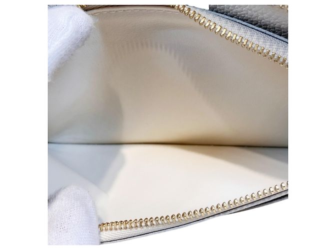 Cartera larga bi-fold Louis Vuitton Portefeuille Secret Blanco - vista 6