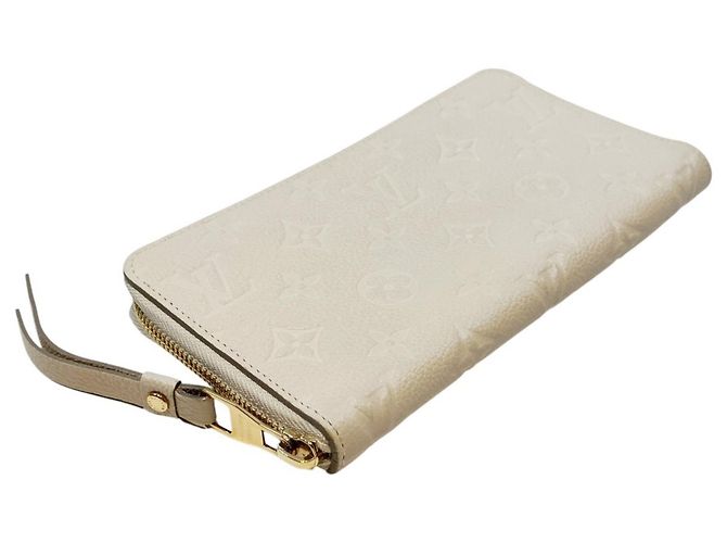 Cartera larga bi-fold Louis Vuitton Portefeuille Secret Blanco - vista 8