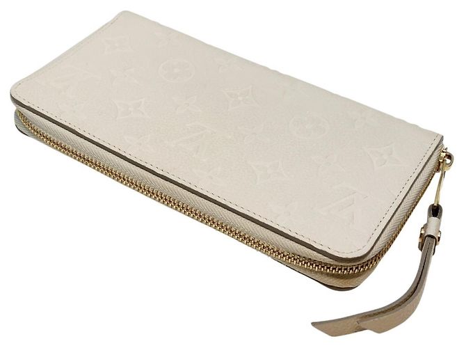 Cartera larga bi-fold Louis Vuitton Portefeuille Secret Blanco - vista 9