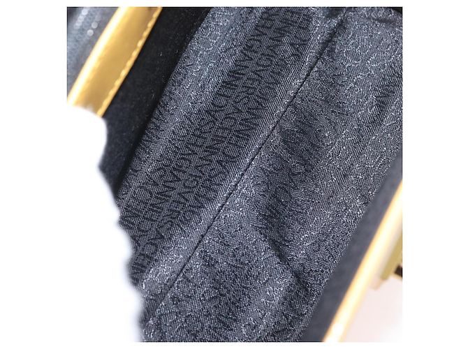 Borsa a mano Gianni Versace Vanity in pelle Giallo Oro Autentica BA12828 D'oro - vista 11