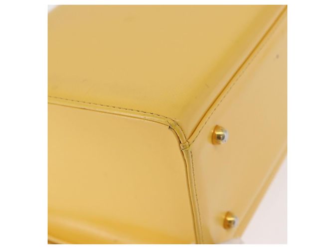 Borsa a mano Gianni Versace Vanity in pelle Giallo Oro Autentica BA12828 D'oro - vista 16