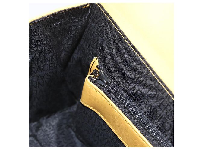 Borsa a mano Gianni Versace Vanity in pelle Giallo Oro Autentica BA12828 D'oro - vista 22