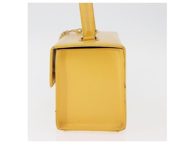 Borsa a mano Gianni Versace Vanity in pelle Giallo Oro Autentica BA12828 D'oro - vista 3