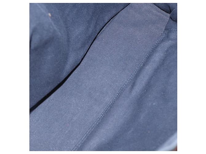 Hermès Borsa Fourre Tout HERMES 2 Set Cotton Black Navy Auth BA12675 Nero Blu navy - vista 17