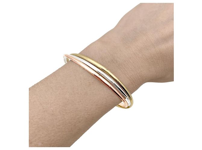 Bracciale Cartier, "Trinity", 3 ors, piccolo modello. - vista 5