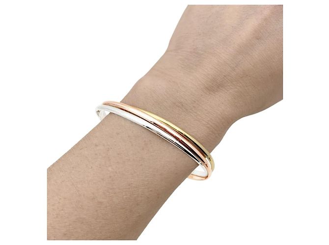 Bracciale Cartier, "Trinity", 3 ors, piccolo modello. - vista 6