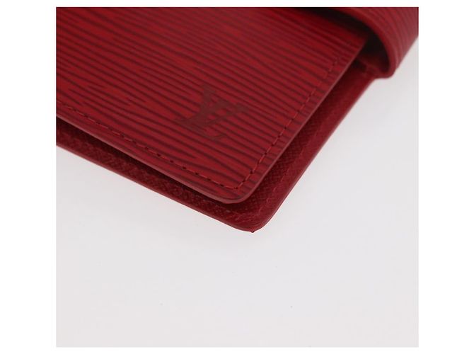 LOUIS VUITTON Epi Agenda PM Day Planner Cover Red R20057 LV Auth 180406A Roja - vista 14