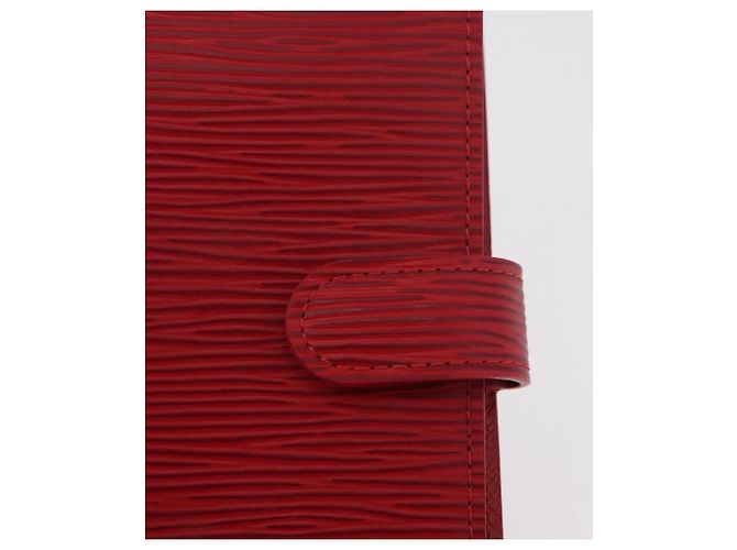 LOUIS VUITTON Epi Agenda PM Day Planner Cover Red R20057 LV Auth 180406A Roja - vista 17