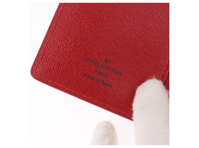 LOUIS VUITTON Epi Agenda PM Day Planner Cover Red R20057 LV Auth 180406A Roja - vista 18