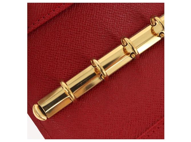 LOUIS VUITTON Epi Agenda PM Day Planner Cover Red R20057 LV Auth 180406A Roja - vista 19