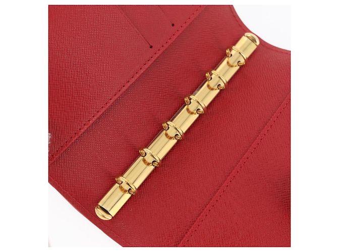 LOUIS VUITTON Epi Agenda PM Day Planner Cover Red R20057 LV Auth 180406A Roja - vista 9