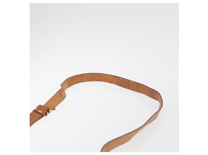 Céline Borsa a Spalla CELINE Macadam Canvas PVC Pelle Marrone Oro Auth BA12773 D'oro - vista 14