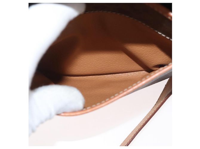 Céline Borsa a Spalla CELINE Macadam Canvas PVC Pelle Marrone Oro Auth BA12773 D'oro - vista 24