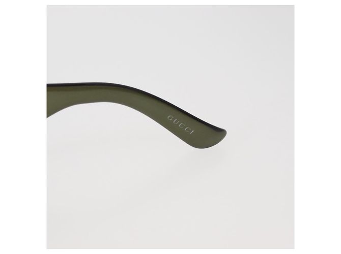 GUCCI Bamboo Horsebit Sunglasses plastic Green Auth BA12852 - view 14