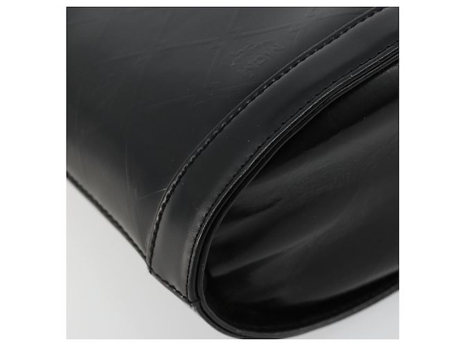 Borsa a Mano MCM Vicetos Logogram Pelle Nera e Oro Auth 180670 Nero D'oro - vista 14
