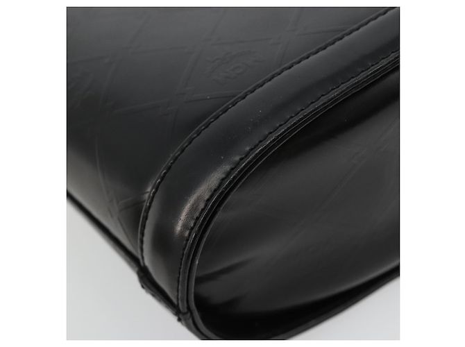 Borsa a Mano MCM Vicetos Logogram Pelle Nera e Oro Auth 180670 Nero D'oro - vista 16
