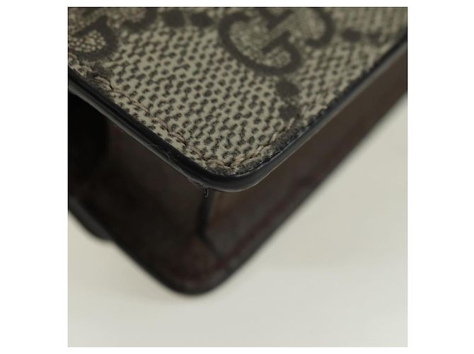 GUCCI GG Supreme Dice Case PVC Beige 662292 Auth 176770M - vista 15