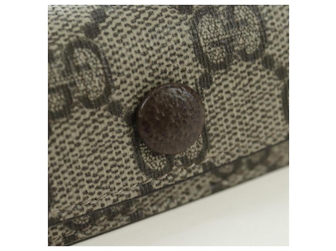 GUCCI GG Supreme Dice Case PVC Beige 662292 Auth 176770M - vista 17