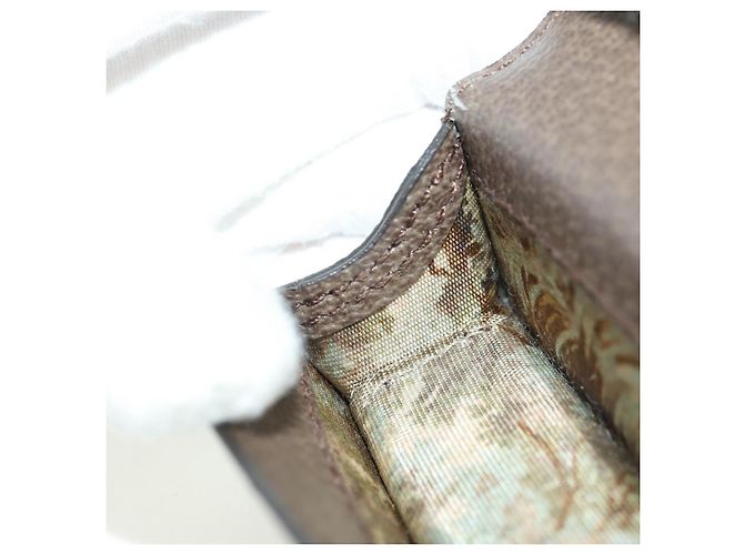 GUCCI GG Supreme Dice Case PVC Beige 662292 Auth 176770M - vista 20