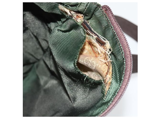 Borsa a Spalla GUCCI GG Canvas Beige Argento 132907 Auth 181277 - vista 11