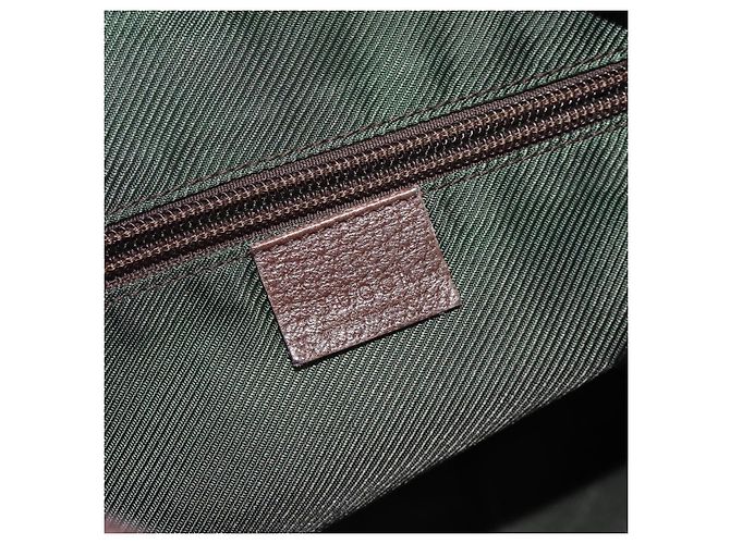Borsa a Spalla GUCCI GG Canvas Beige Argento 132907 Auth 181277 - vista 18