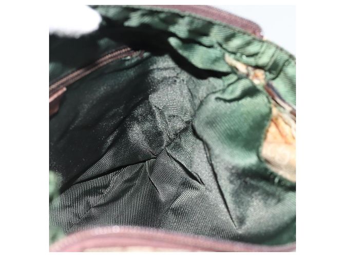 Borsa a Spalla GUCCI GG Canvas Beige Argento 132907 Auth 181277 - vista 19