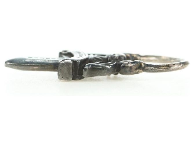 Pendente Charm Dagger Chrome Hearts Top Ag925 Silver Auth 180400M Argento - vista 11