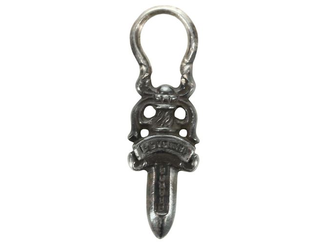 Pendente Charm Dagger Chrome Hearts Top Ag925 Silver Auth 180400M Argento - vista 2