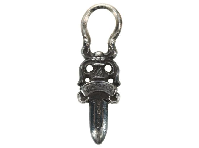 Pendente Charm Dagger Chrome Hearts Top Ag925 Silver Auth 180400M Argento - vista 6