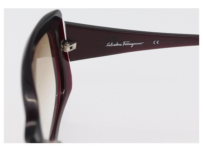 Gafas de sol PRADA Salvatore Ferragamo de plástico 2 Set Marrón Plata Auténtico bs35223 Castaño - vista 17