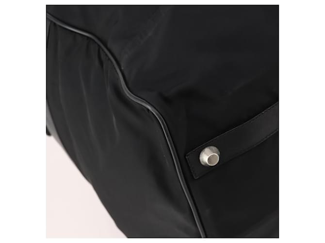 Borsa Boston PRADA in nylon 2way Nero Argento Auth 178374 - vista 17