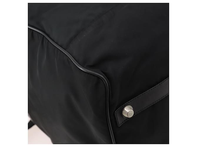 Borsa Boston PRADA in nylon 2way Nero Argento Auth 178374 - vista 19