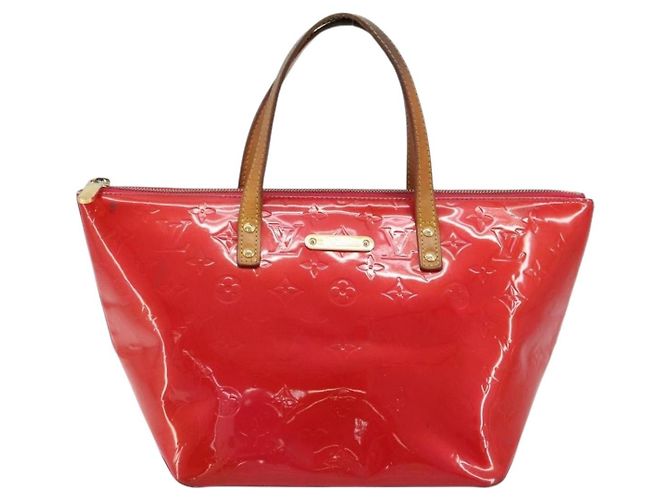 LOUIS VUITTON Borsa Monogram Vernis Bellevue PM Rose Pop M93669 Auth 180332 Rosa - vista 13
